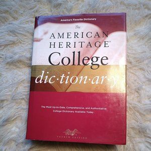 American Heritage College Dictionary Hardcover Houghton Mifflin Fourth Edition